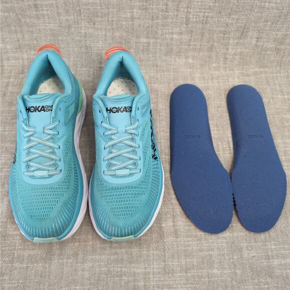 HOKA ONE ONE Bondi Women's 7 Aquarelle Blue AEBL 9B. Price firm. Thank you! - Picture 11 of 12